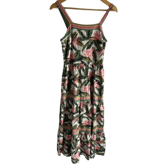 LOFT Dresses & Skirts - Anne Taylor Loft Women’s Size 0 Linen Blend Paradise Tiered Maxi‎ Dress